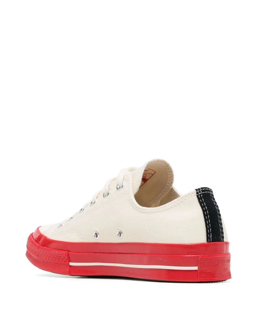 Converse Red Sole Low Top Off White - Image 3