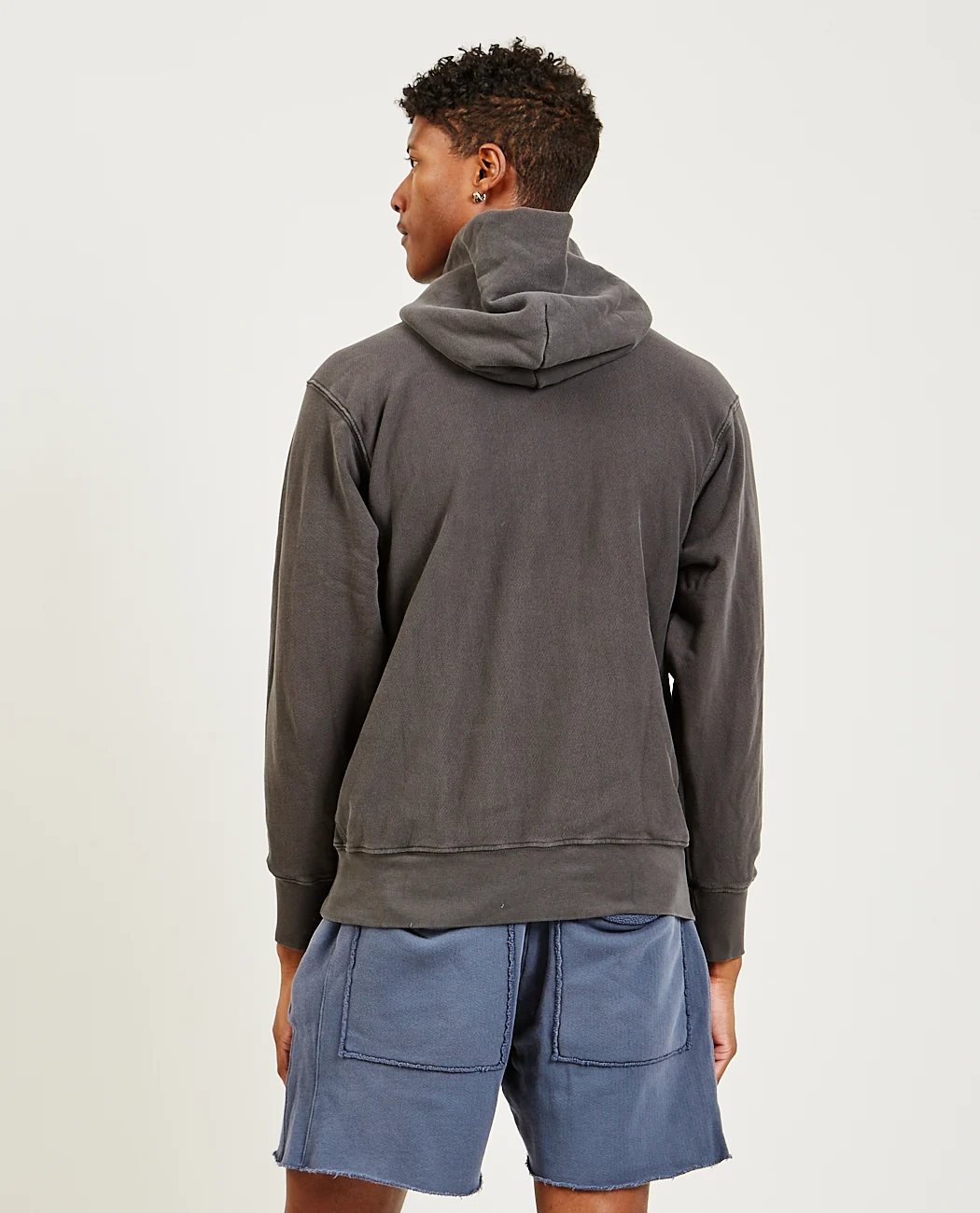 Cropped Hoodie Vintage Black - Image 3