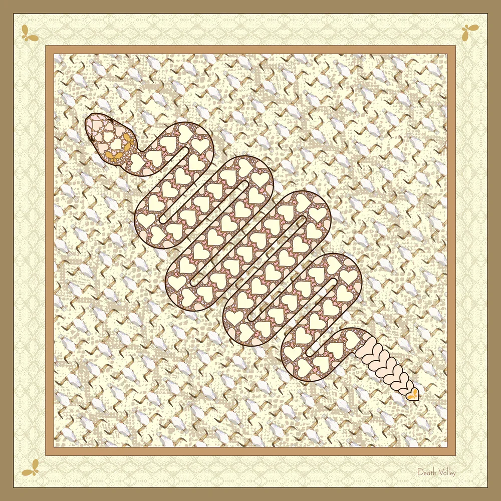 Death Valley Silk Scarf - Image 2
