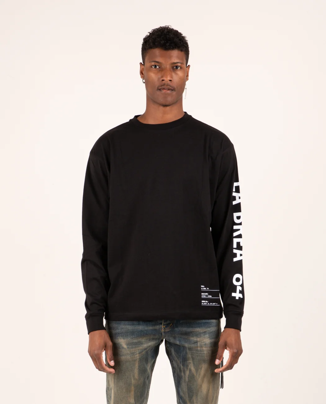 La Brea Ave L/S Tee Black - Image 3