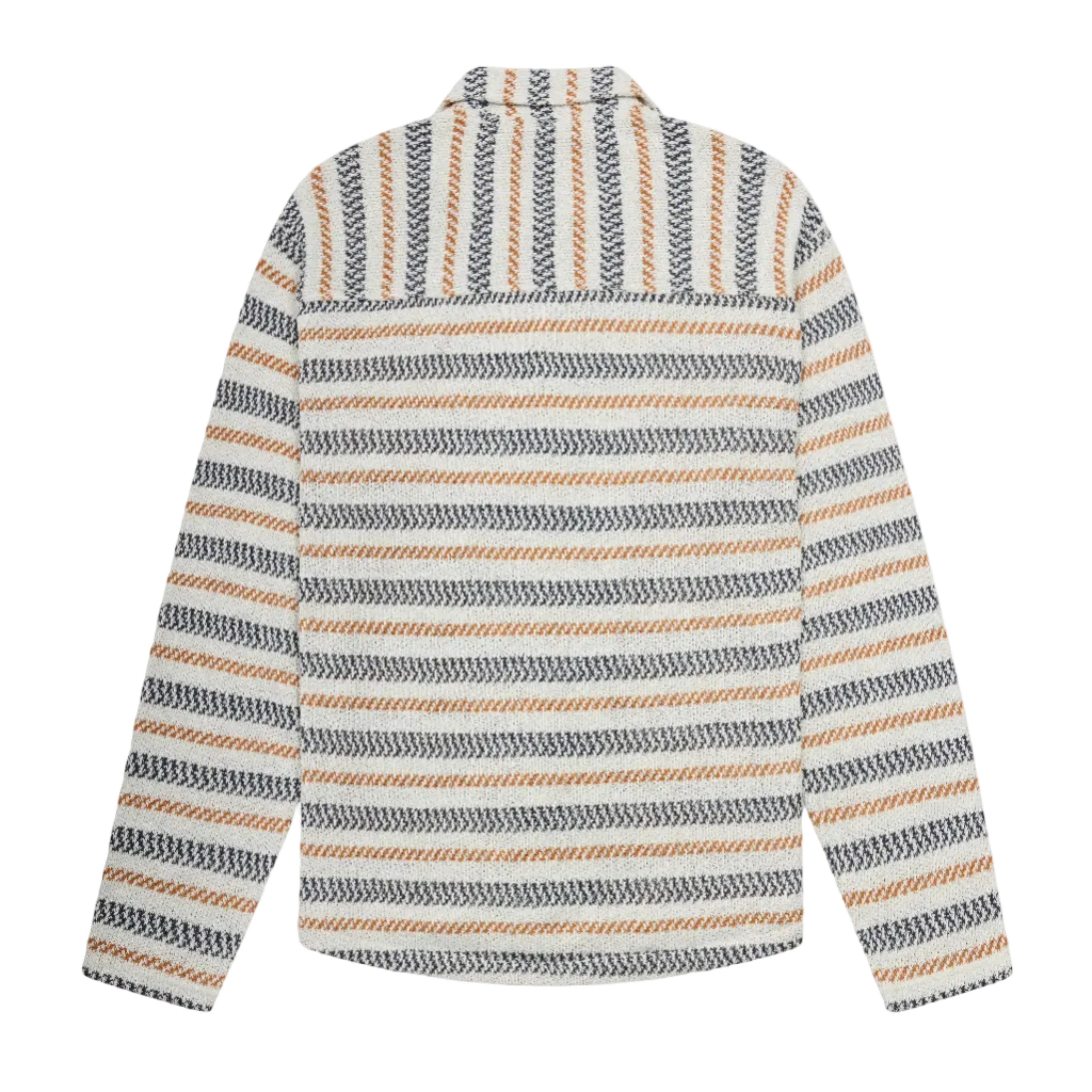 Speckled Stripe Knit Lounge Shirt - Image 3