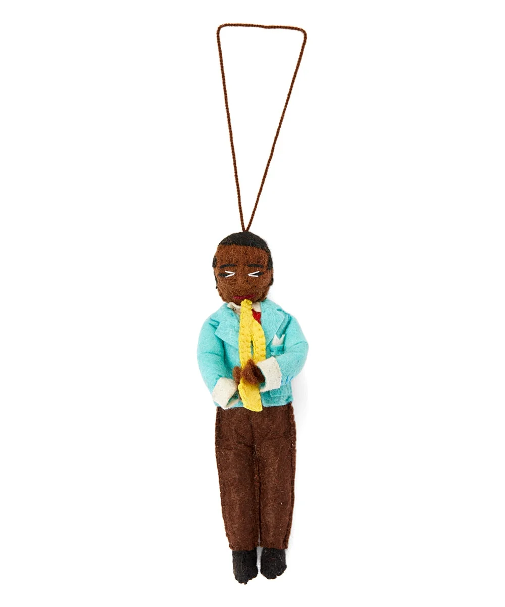 Louis Armstrong Felt Ornament