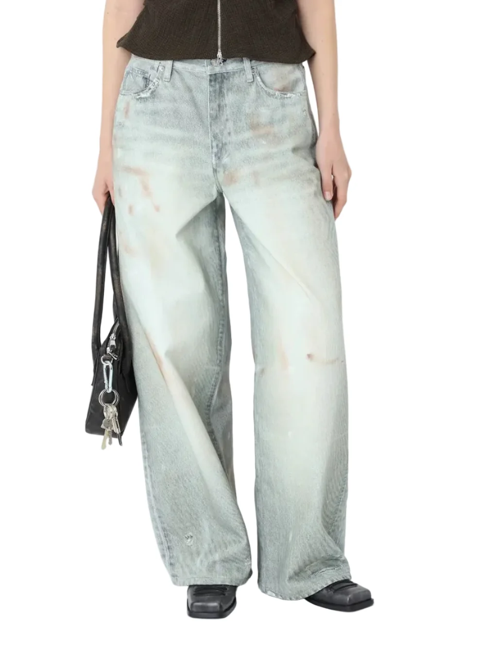 Lyon Printed Denim Jeans - Image 2