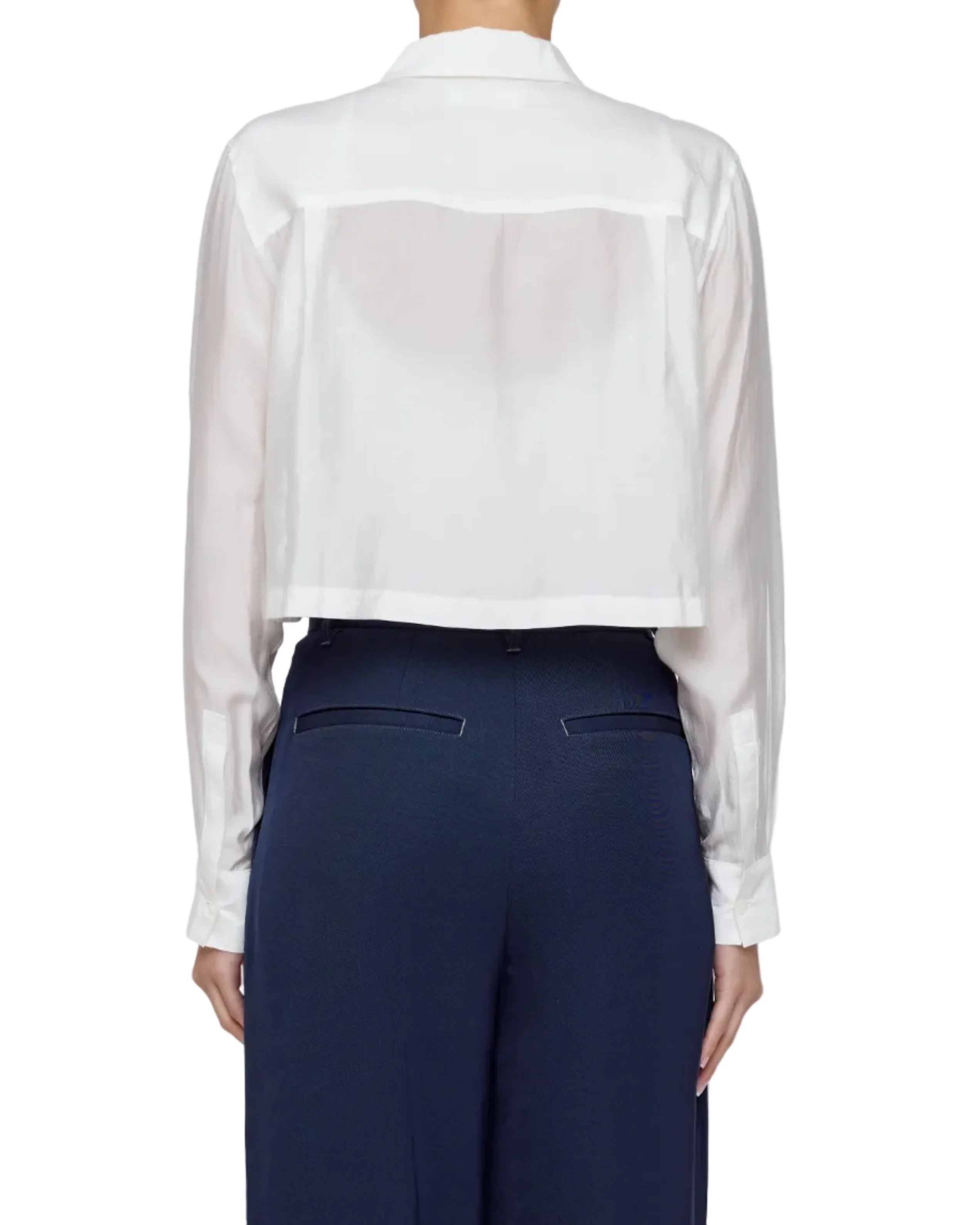 Basic Cropped Shirt - Image 3