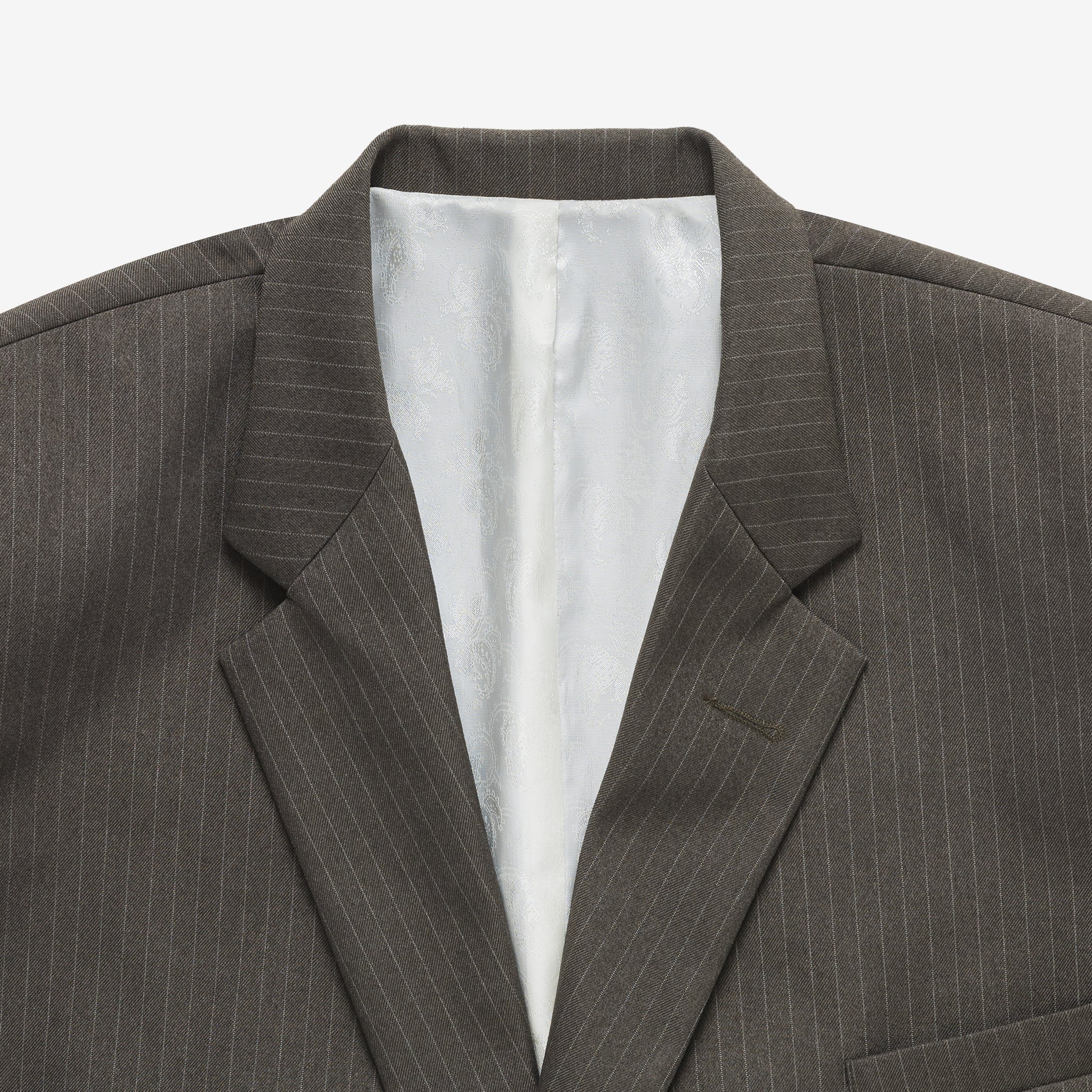 Pinstripe Japanese Wool Blazer - Image 3