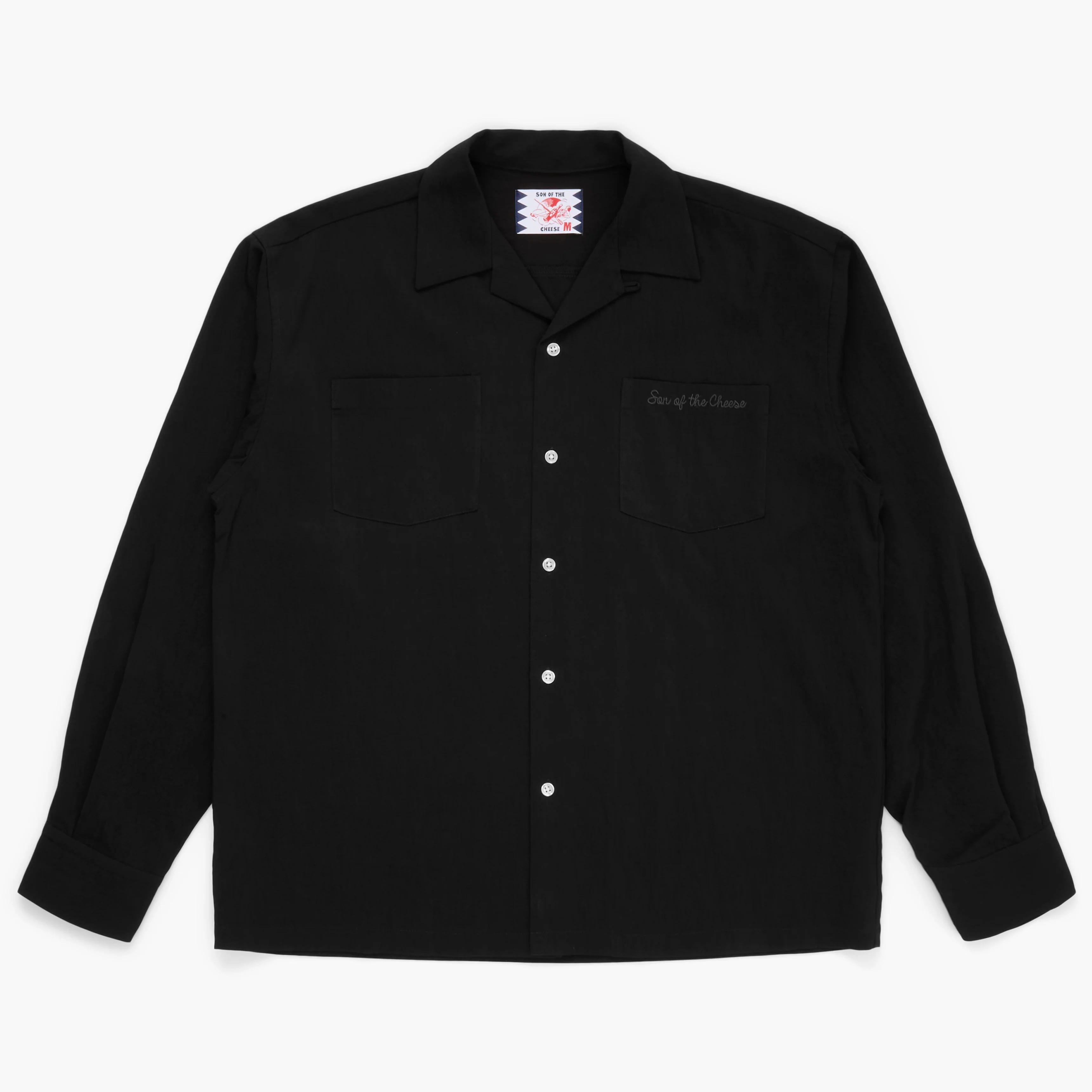 Rayon Open Collar Shirt